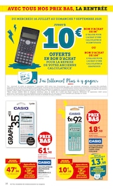 Calculatrice Angebote im Prospekt "La rentrée À PRIX BAS" von Super U auf Seite 16