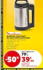 Blender Chauffant My Daily Soup - Moulinex - Super U à Mérignac Blender Chauffant My Daily Soup - Moulinex en promo chez Super U Mérignac à 39,99 €