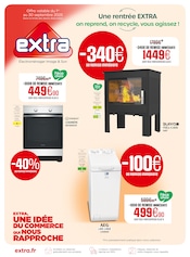 Catalogue Multimédia & Electroménager Extra en cours à Chablis et alentours, "Une rentrée EXTRA on reprend, on recycle, vous agissez !", 8 pages, 01/09/2025 - 30/09/2025