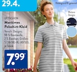 Maritimes Poloshirt-Kleid von UP2FASHION im aktuellen ALDI SÜD Prospekt für 7,99 €
