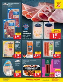 Wurst im aktuellen Netto Marken-Discount Prospekt (Hildesheim) Wurst im Netto Marken-Discount Prospekt "Aktuelle Angebote" mit 64 Seiten (Hildesheim)