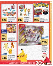 Pokémon Angebote im Prospekt "un Noël grand comme ça" von Carrefour auf Seite 31