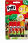 Schreibgeräte im Netto Marken-Discount Prospekt Klebestifte 3x11g + 1x10g von Pritt im aktuellen Netto Marken-Discount Prospekt für 2,99 €