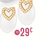 boucles d’oreilles en plaqué or à 29,00 € dans le catalogue E.Leclerc