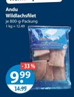 Wildlachsfilet Angebote von Andu bei V-Markt Regensburg für 9,99 €