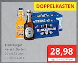 Getränkefachmarkt Rausch - Flensburger Angebot im Prospekt Flensburger bei Getränkefachmarkt Rausch im Prospekt "" für 28,98 €