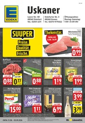 EDEKA Supermarkt Prospekt der aktuellen Woche mit 28 Seiten, gültig von 31.08.2026 bis 05.09.2026, in Laer und Umgebung Aktueller EDEKA Supermarkt Prospekt in Laer und Umgebung, "Aktuelle Angebote" mit 28 Seiten, 31.08.2026 - 05.09.2026