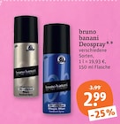 Deospray Angebote von bruno banani bei tegut Stuttgart für 2,99 €