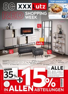 Aktueller XXXLutz Möbelhäuser Villingen-Schwenningen Prospekt XXXLutz Möbelhäuser Villingen-Schwenningen Prospekt "RED SHOPPING WEEK" mit 36 Seiten