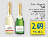 Sekt White Angebote von Schloss Königstein bei diska Dresden für 2,49 €