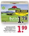 Butter aus Sauerrahm im Angebot bei E center in Ludwigshafen Butter aus Sauerrahm Angebote von Schwarzwaldmilch bei E center Ludwigshafen für 1,79 €