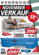 Seats and Sofas Prospekt "November-Verkauf", 4 Seiten, für Baiersdorf, 16.11.2019 - 23.11.2019 Seats and Sofas Prospekt "November-Verkauf", 4 Seiten, für Baiersdorf, 16.11.2019 - 23.11.2019