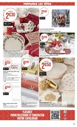 Offre Décoration De Table Noël dans le catalogue Géant Casino du moment à la page 75