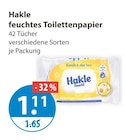 feuchtes Toilettenpapier von Hakle im aktuellen V-Markt Prospekt für 1,11 €