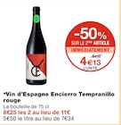 Vin d’Espagne Encierro rouge - Tempranillo en promo chez Monoprix Abbeville à 4,13 €