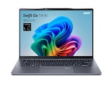 PC Portable Acer Swift Go 14 AI SFG14-01-X5AQ 145" Copilot+ Qualcomm® Snapdragon® X Plus 16 Go RAM 512 Go SSD Gris à 999,99 € dans le catalogue Fnac