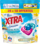 LESSIVE CAPSULE X-TRA - X TRA en promo chez Auchan Hypermarché Rosny-sous-Bois à 15,99 €