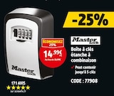 Boîte à clés étanche à combinaison - MASTER LOCK en promo chez Screwfix Douai à 14,99 €