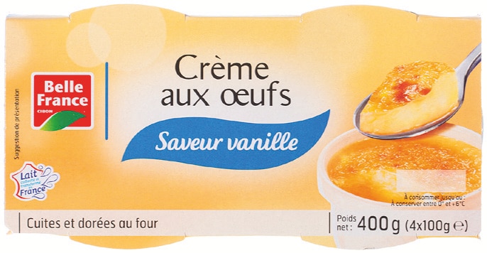 Belle France Crème aux œufs