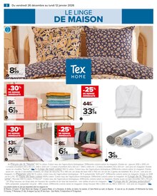 Promotion Tapis dans le prospectus Carrefour, valable du 26/12/2025 au 12/01/2026 Promo Tapis dans le catalogue Carrefour du moment à la page 4