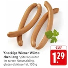 Knackige Wiener Würstchen lang Angebote bei E center Rottenburg für 1,29 €