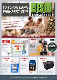 BBM Baumarkt Ganderkesee Prospekt der aktuellen Woche, gültig von 26.10.2026 bis 30.10.2026 Aktueller BBM Baumarkt Ganderkesee Prospekt "So schön kann Baumarkt sein" mit 16 Seiten