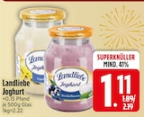 Joghurt Angebote von Landliebe bei EDEKA Kempten für 1,11 €