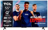 Téléviseur QLED 4K* - 139 cm - TCL en promo chez Carrefour Nogent-sur-Marne à 399,99 €