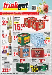 Aktueller Trinkgut Getränkemärkte Prospekt für Weeze: Aktuelle Angebote mit 6} Seiten, 22.04.2024 - 27.04.2024