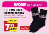Herren Socken Angebote von Camp David bei Marktkauf Tübingen für 7,99 €