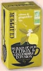 Infusion citron & gingembre, Thé vert menthe bio, Marchand de sable bio - Clipper dans le catalogue U Express