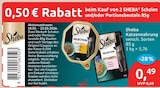Katzennahrung von Sheba für 0,49 € bei budni im Angebot Katzennahrung von Sheba im aktuellen budni Prospekt