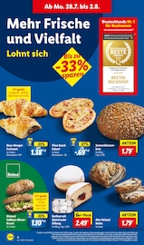 Brötchen im Lidl Prospekt in Schwäbisch Gmünd Aktueller Lidl Prospekt mit Brötchen, "LIDL LOHNT SICH", Seite 4