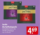 Alu-Kaffeekapseln Lungo Intenso im Angebot bei famila Nordost in Stade Alu-Kaffeekapseln Lungo Intenso Angebote von Jacobs bei famila Nordost Stade für 4,69 €