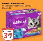 Katzennassfutter im Angebot bei GLOBUS in Rostock Katzennassfutter Angebote von Whiskas bei GLOBUS Rostock für 3,99 €