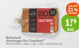 Bio-Toastbrot Angebote von Naturland, Herzberger bei tegut Aschaffenburg für 1,79 €