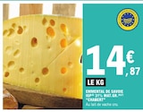 Emmental de savoie igp 31% mat.Gr. - CHABERT dans le catalogue E.Leclerc