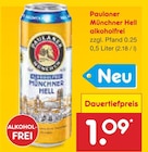 Netto Marken-Discount - Münchner Hell alkoholfrei Angebot im Prospekt Münchner Hell alkoholfrei bei Netto Marken-Discount im Prospekt "" für 1,09 €