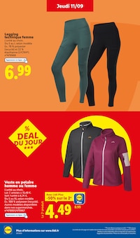 Promo Veste polaire femme dans le catalogue Lidl du moment à la page 50
