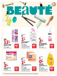Prix et réduction Soin visage dans le prospectus Auchan Supermarché en cours Offre Soin visage dans le catalogue Auchan Supermarché du moment à la page 2