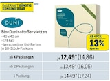 Bio-Dunisoft-Servietten von  im aktuellen Metro Prospekt für 14,86 €