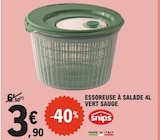 Promo Essoreuse à salade 4l vert sauge à 3,90 € dans le catalogue E.Leclerc à Gonfreville-L'Orcher