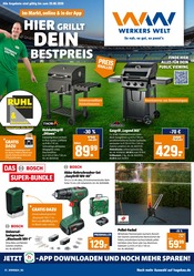 Aktueller Werkers Welt Baumärkte Prospekt in Lahnau und Umgebung, "HIER GRILLT DEIN BESTPREIS" mit 8 Seiten, 06.06.2026 - 20.06.2026