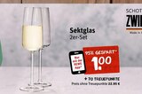 nahkauf Waldmünchen - Sektglas Angebot im Prospekt Sektglas bei nahkauf im Waldmünchen Prospekt für 1,00 €