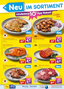 Rindfleisch im Netto Marken-Discount Prospekt "Aktuelle Angebote" mit 70 Seiten (Augsburg)