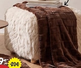 Plaid Nalia fourrure 180x230cm en promo chez Maxi Bazar Plaid Nalia fourrure 180x230cm dans le catalogue Maxi Bazar