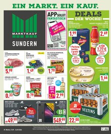 Bier im Marktkauf Prospekt "Aktuelle Angebote" mit 28 Seiten (Arnsberg)
