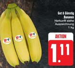 Bananen Angebote von Gut & Günstig bei E center Suhl für 1,11 €