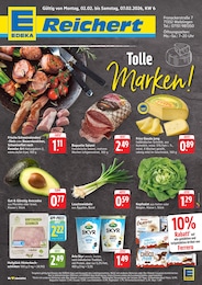 EDEKA Prospekt für Waiblingen mit 2 Seiten EDEKA Prospekt "Aktuelle Angebote" für Waiblingen, 2 Seiten, 02.02.2026 - 07.02.2026