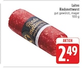 Aktuelle Mettwurst Angebote bei E center in Nürnberg Aktuelles Rindsmettwurst Angebot bei E center in Nürnberg ab 2,49 €